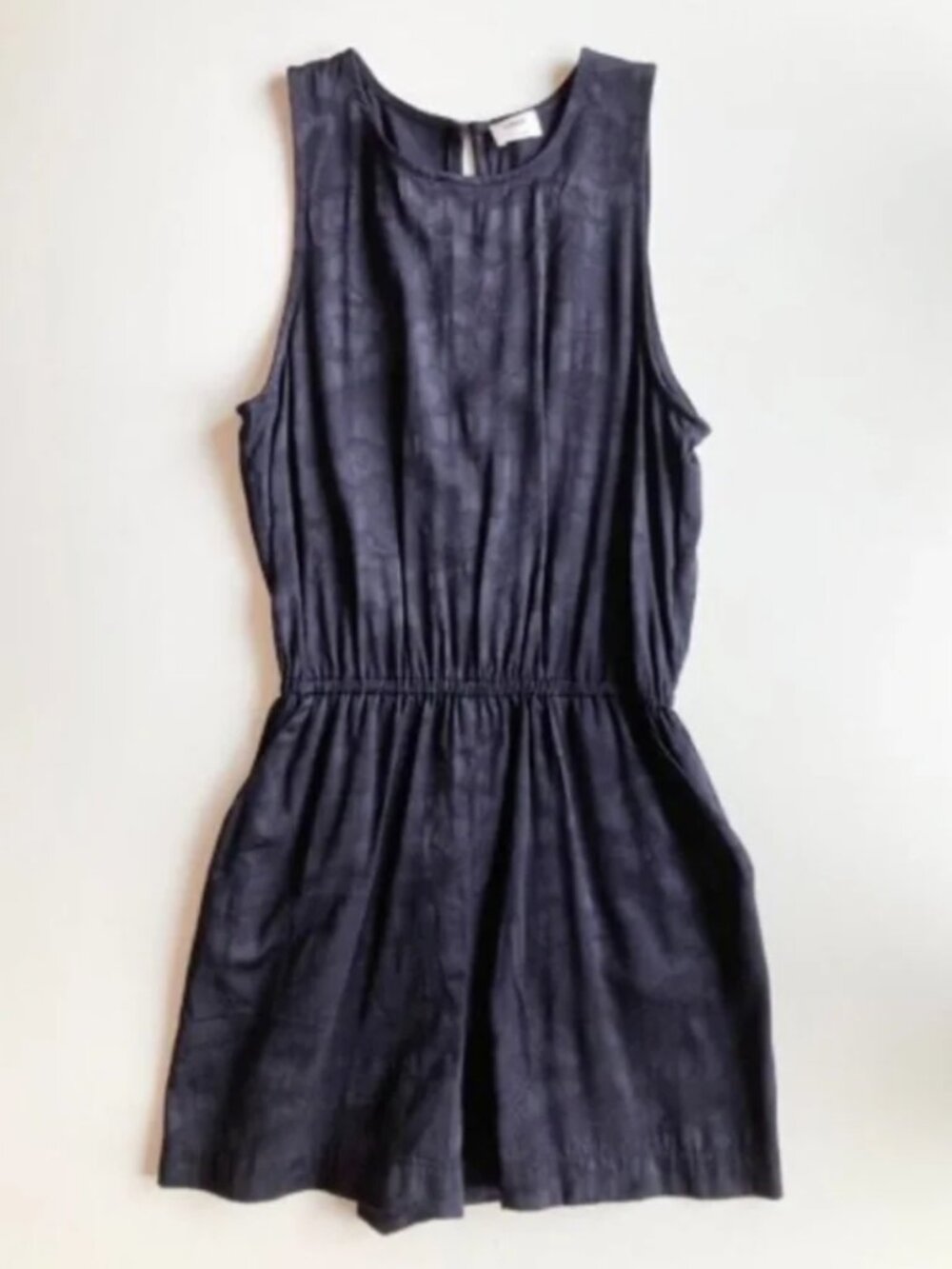 ARITZIA Wilfred Rive Paisley Jacquard Open-Back Romper | Size XS